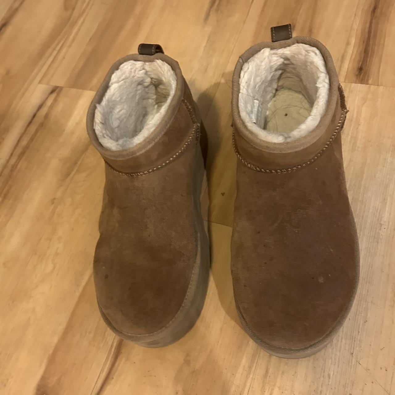 UGG Women S Brown And Tan Slippers Depop   P0 