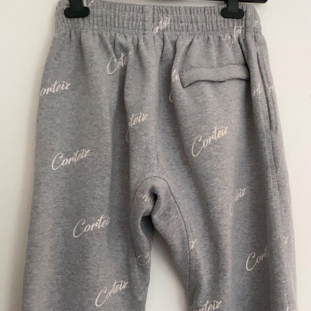 corteiz joggers grey size M (fits 6,8,10) worn... - Depop