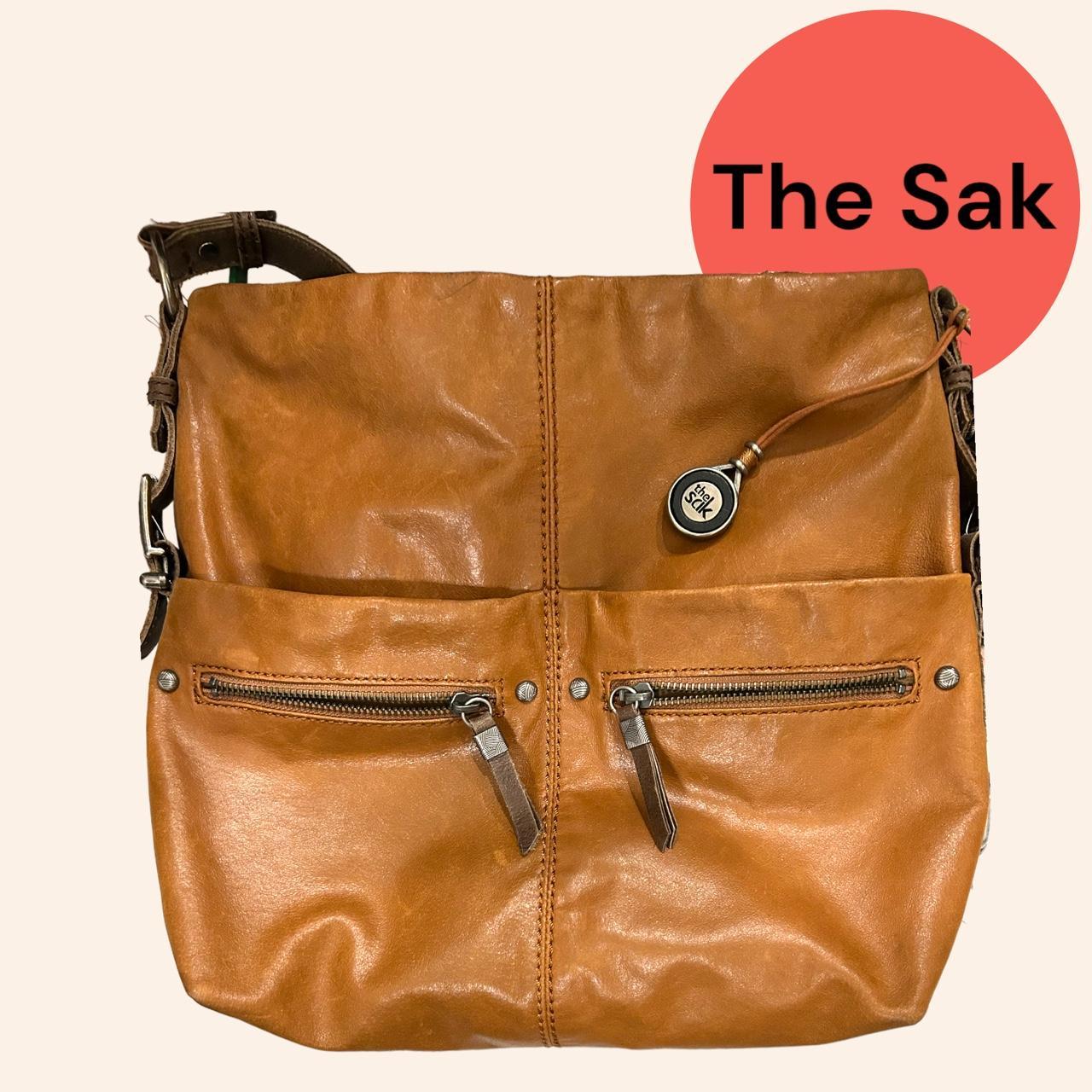 The Sak Almond Sanibel Leather Shoulder Bag. Great Depop