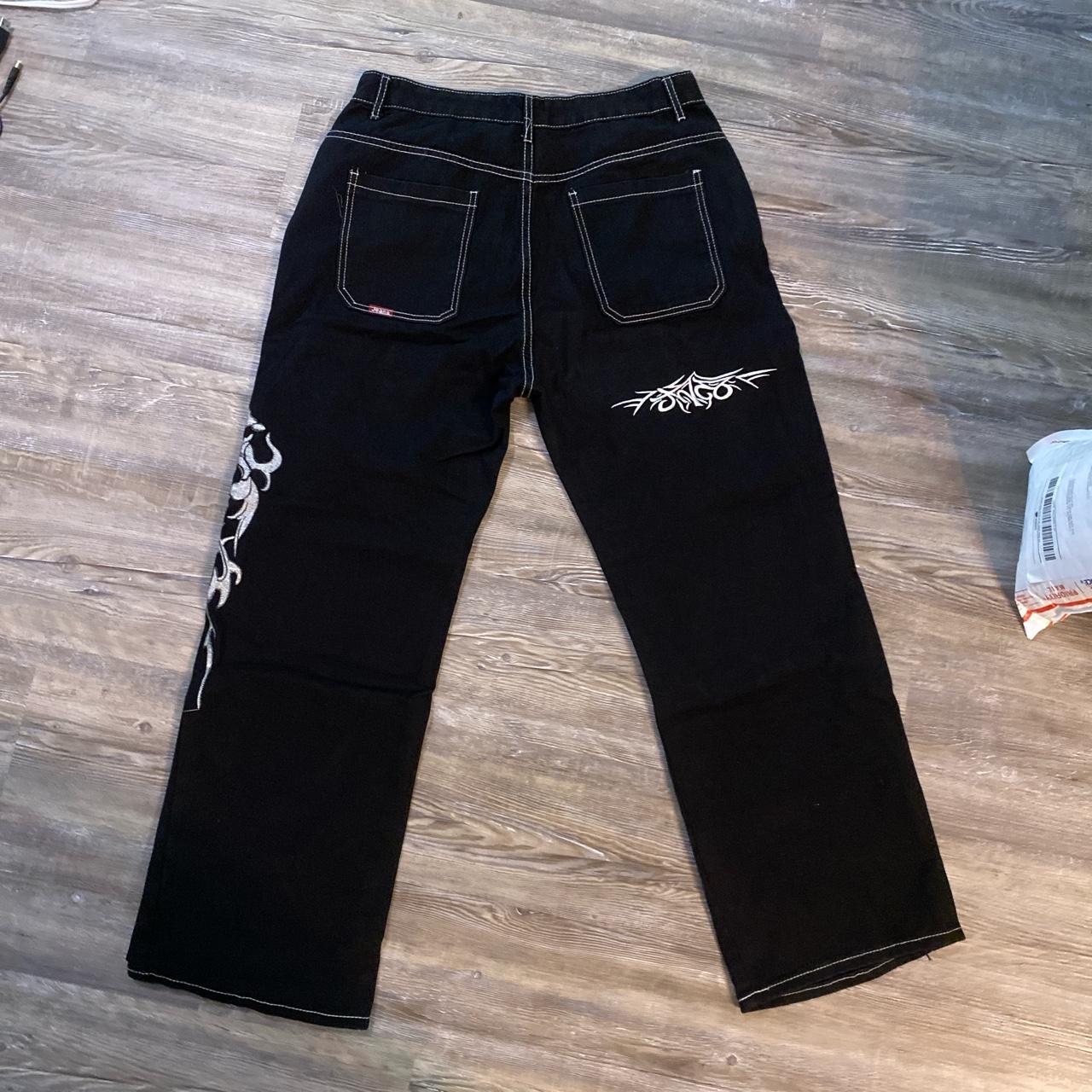 Jnco baggy y2k tribal jeans #jnco #southpole #90s... - Depop