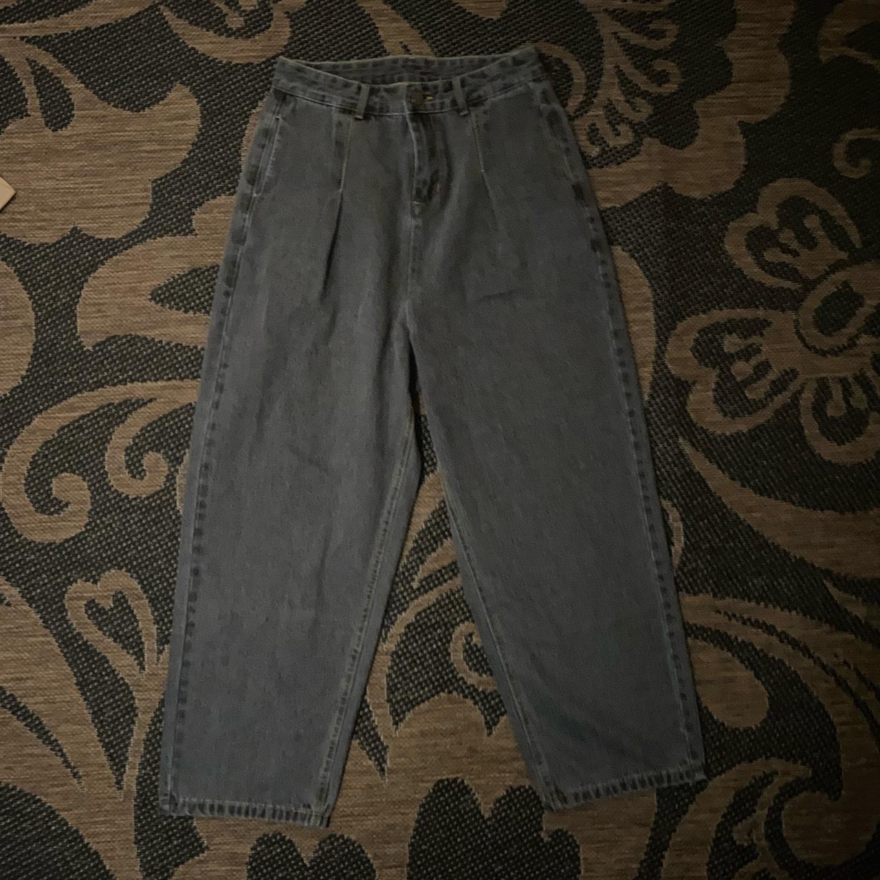 CRAZY BAGGY vintage y2k grey washed jeans #y2k... - Depop