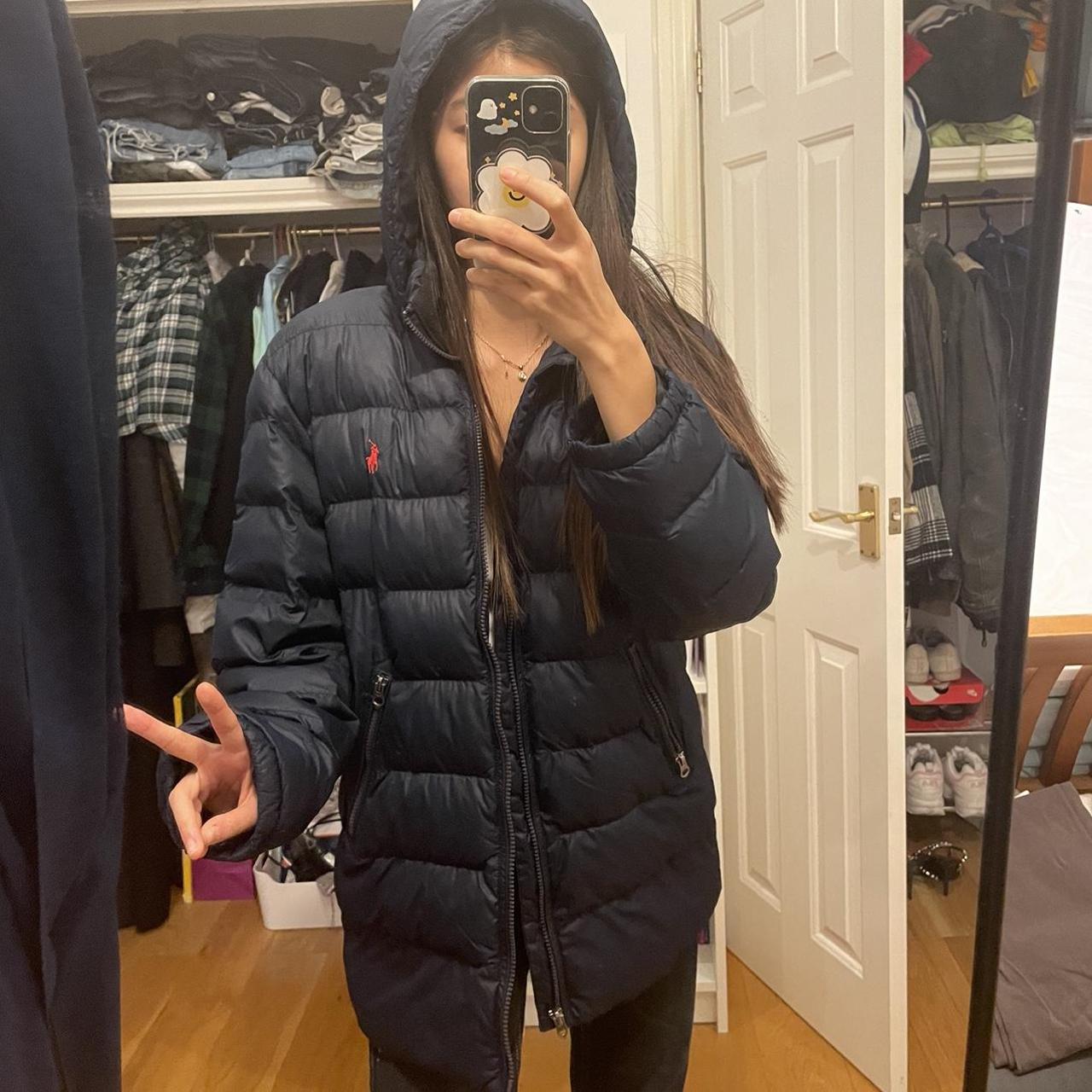 Ralph Lauren Navy Puffer Coat / Jacket 🏳️🐰 Perfect... - Depop