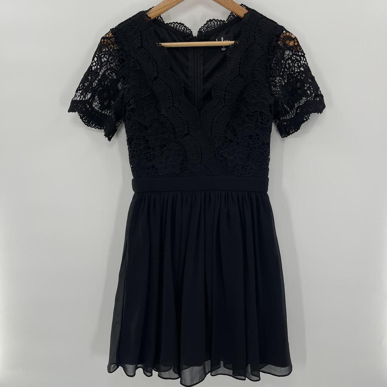 Angel in disguise on sale black lace skater dress