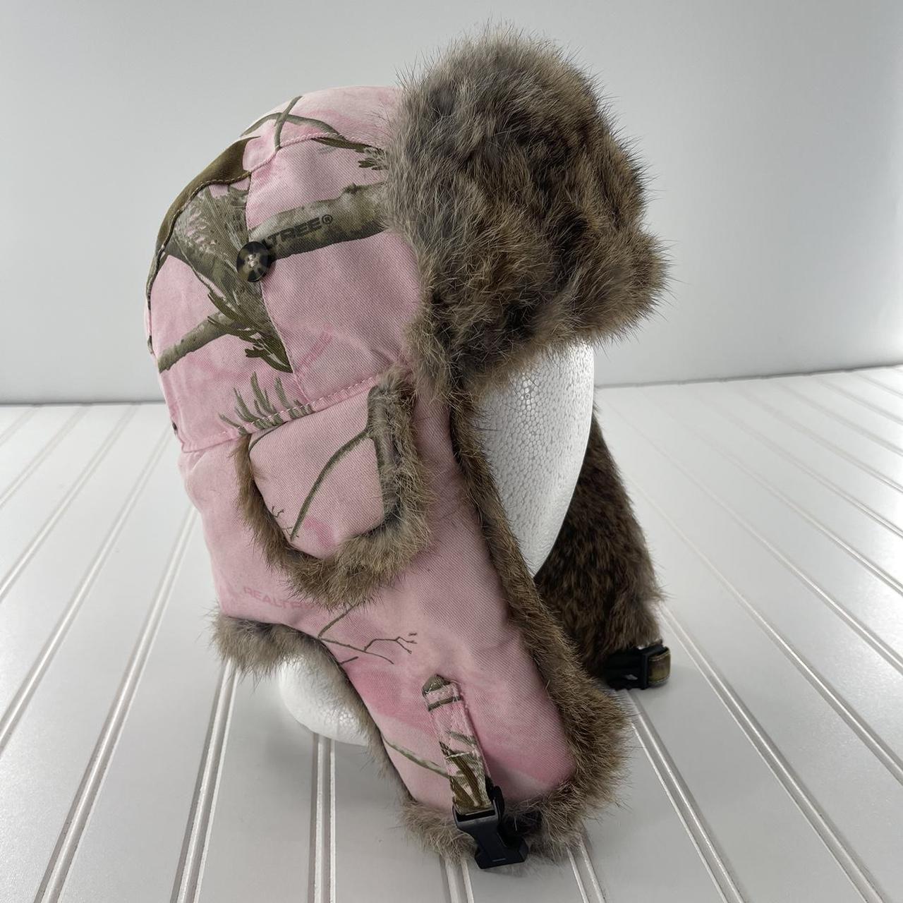 Mad Bomber Realtree Pink Camo Trapper Hat Real... Depop