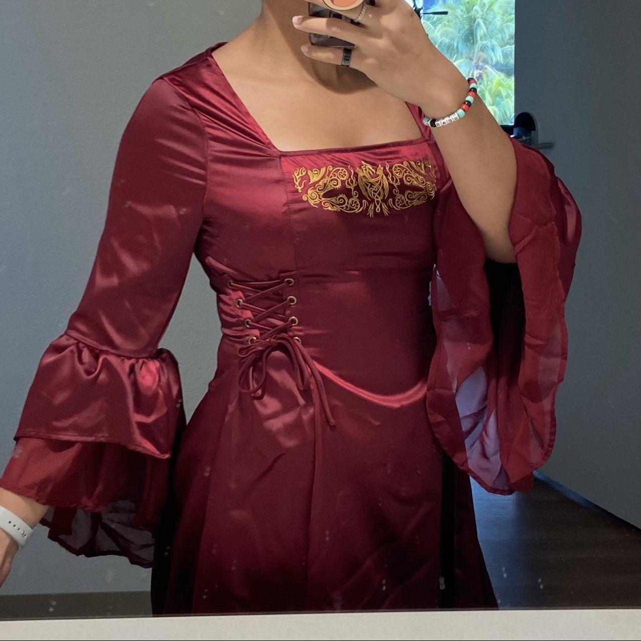 Store House Of The Dragon Rhaenyra Targaryen Cosplay Bell Sleeve Dress Size Small