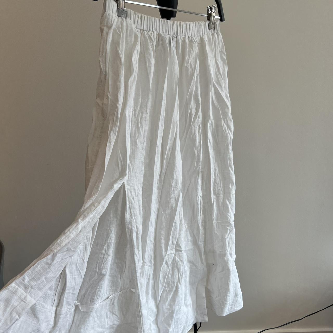 ASOS Women's White Skirt | Depop