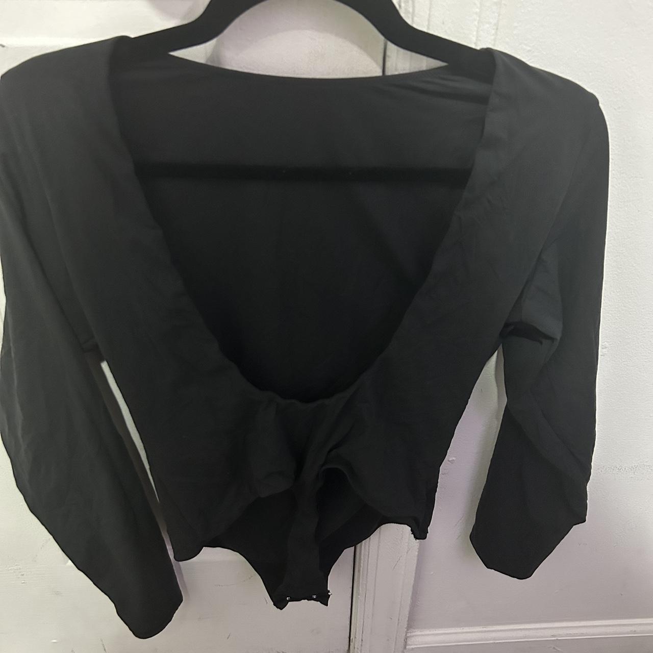 FITS EVERYBODY LONG SLEEVE LOW BACK BODYSUIT