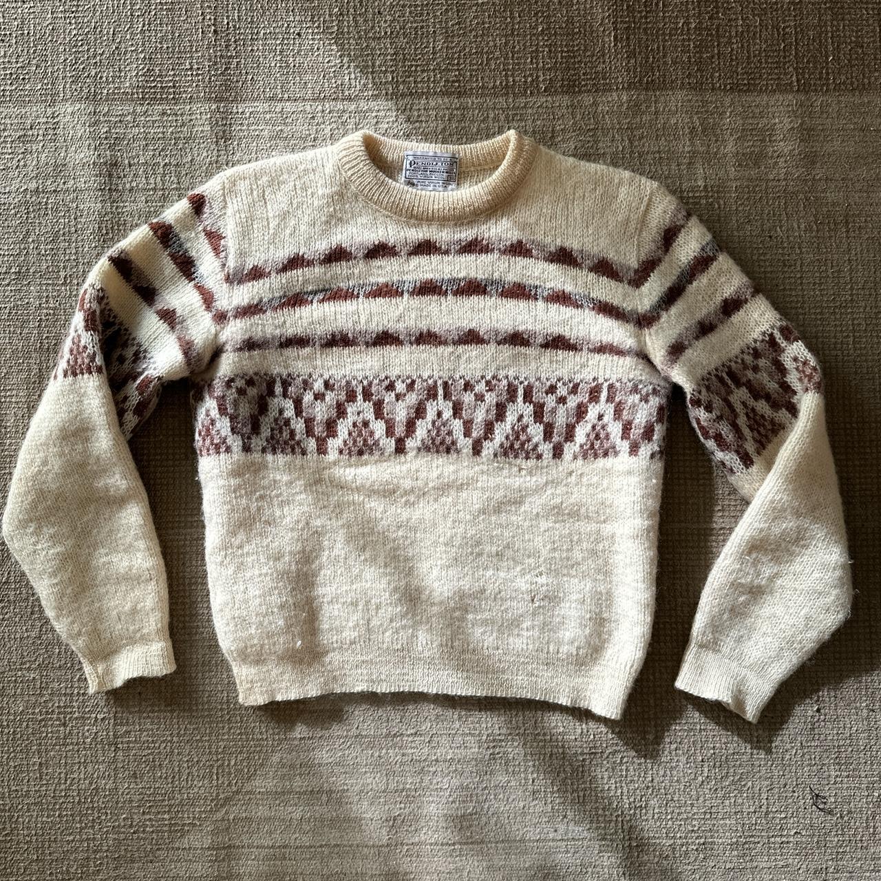 Pendleton Wool Sweater 100% virgin wool Pit to... - Depop