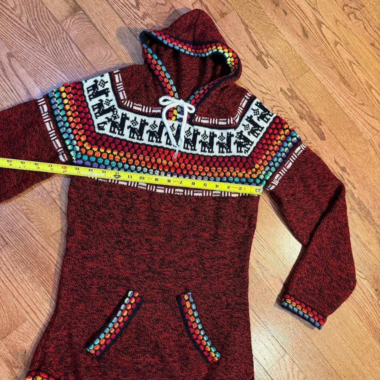Source Unknown Women's Sweater - Red/Multi - S – … - image 4