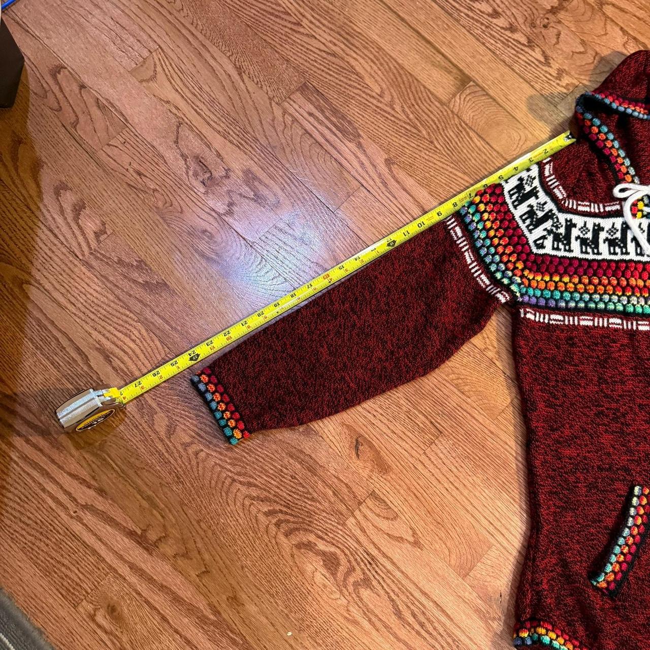 Source Unknown Women's Sweater - Red/Multi - S – … - image 2