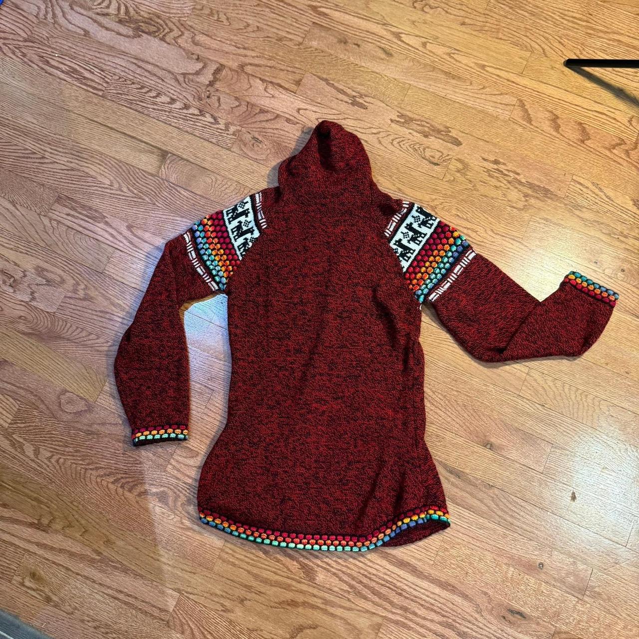 Source Unknown Women's Sweater - Red/Multi - S – … - image 7