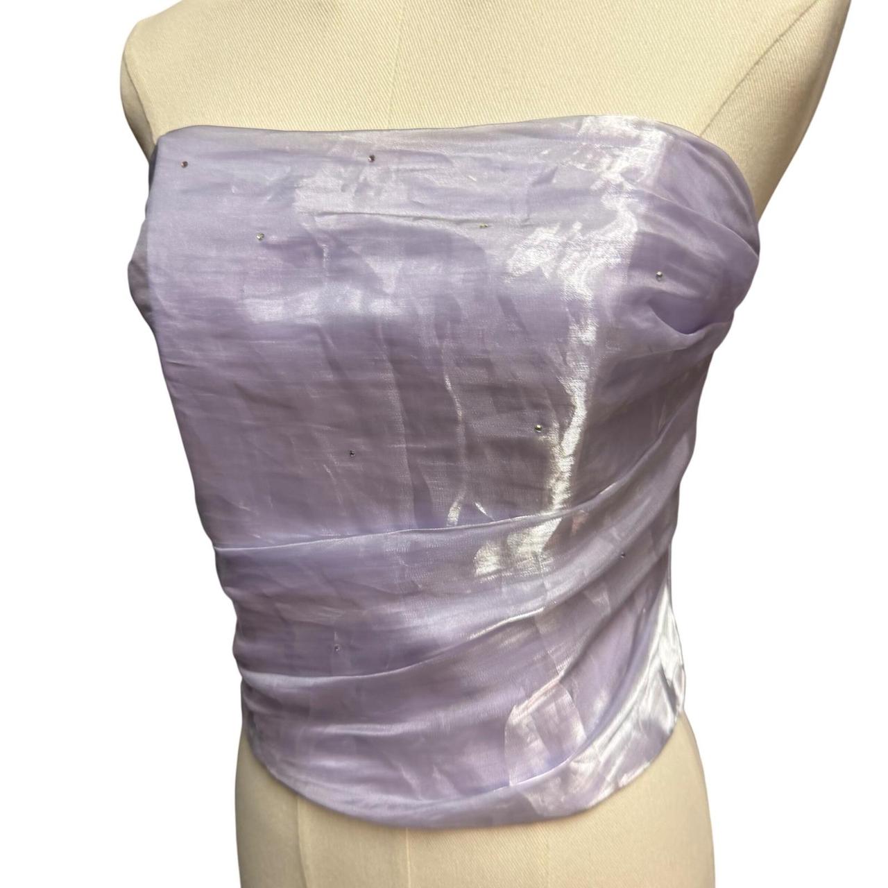 Aspeed women's preloved purple y2_k fairy glam corset