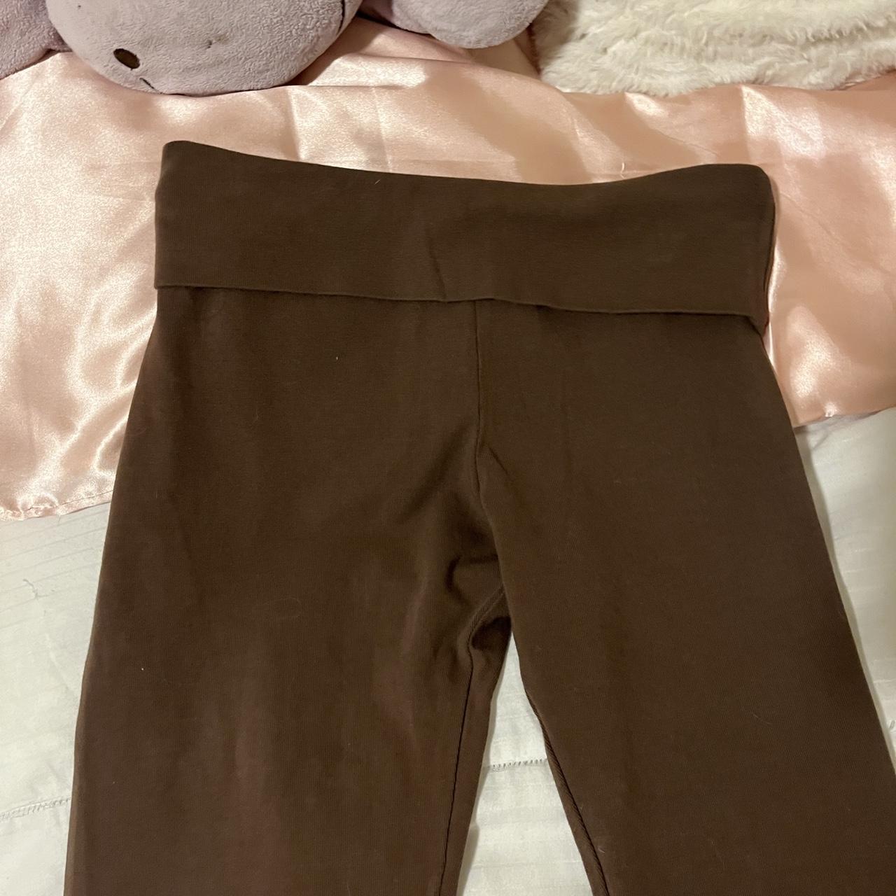 brown Brandy Melville Priscilla pants (pm before u... Depop