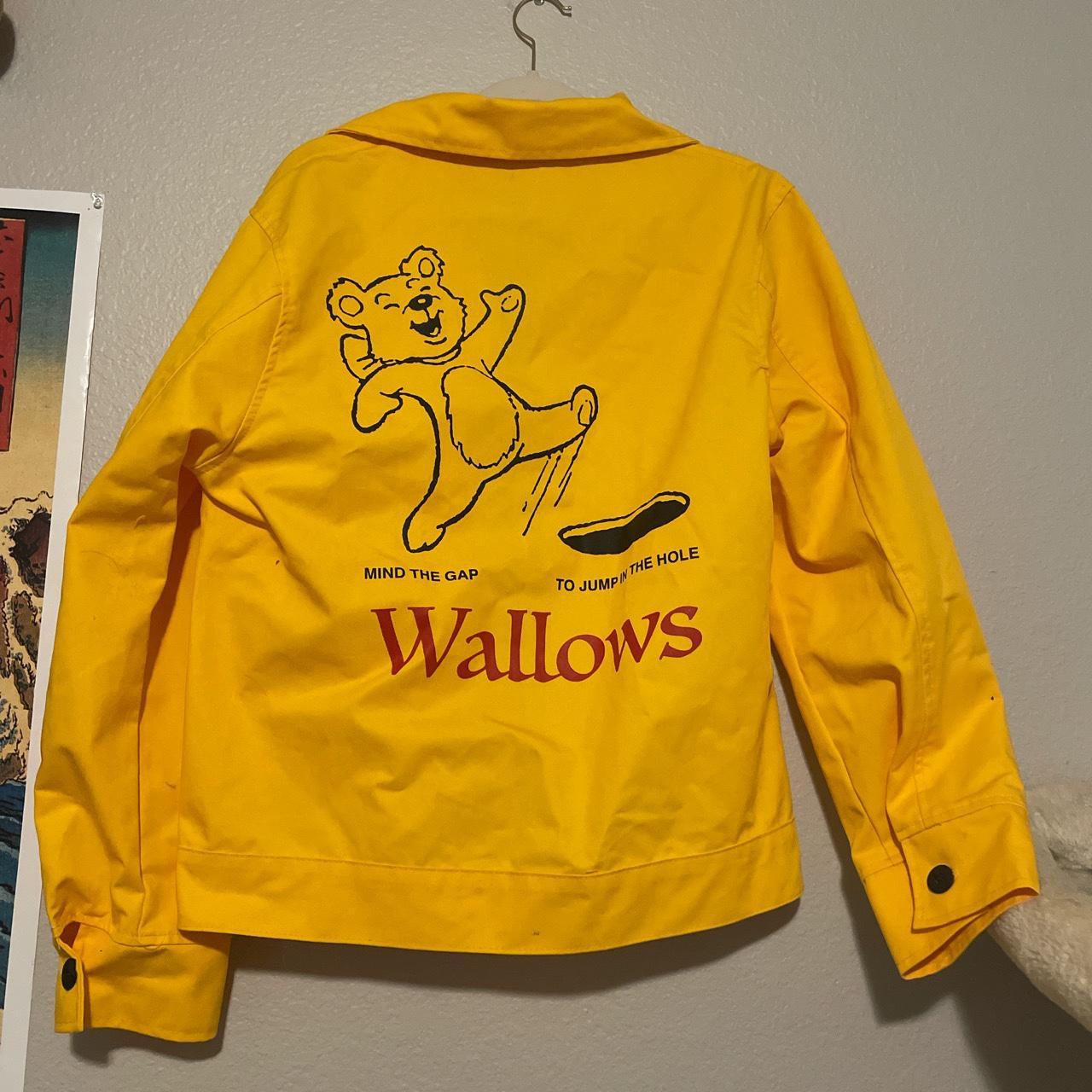 mustard yellow jacket from the wallows tour merch!... Depop