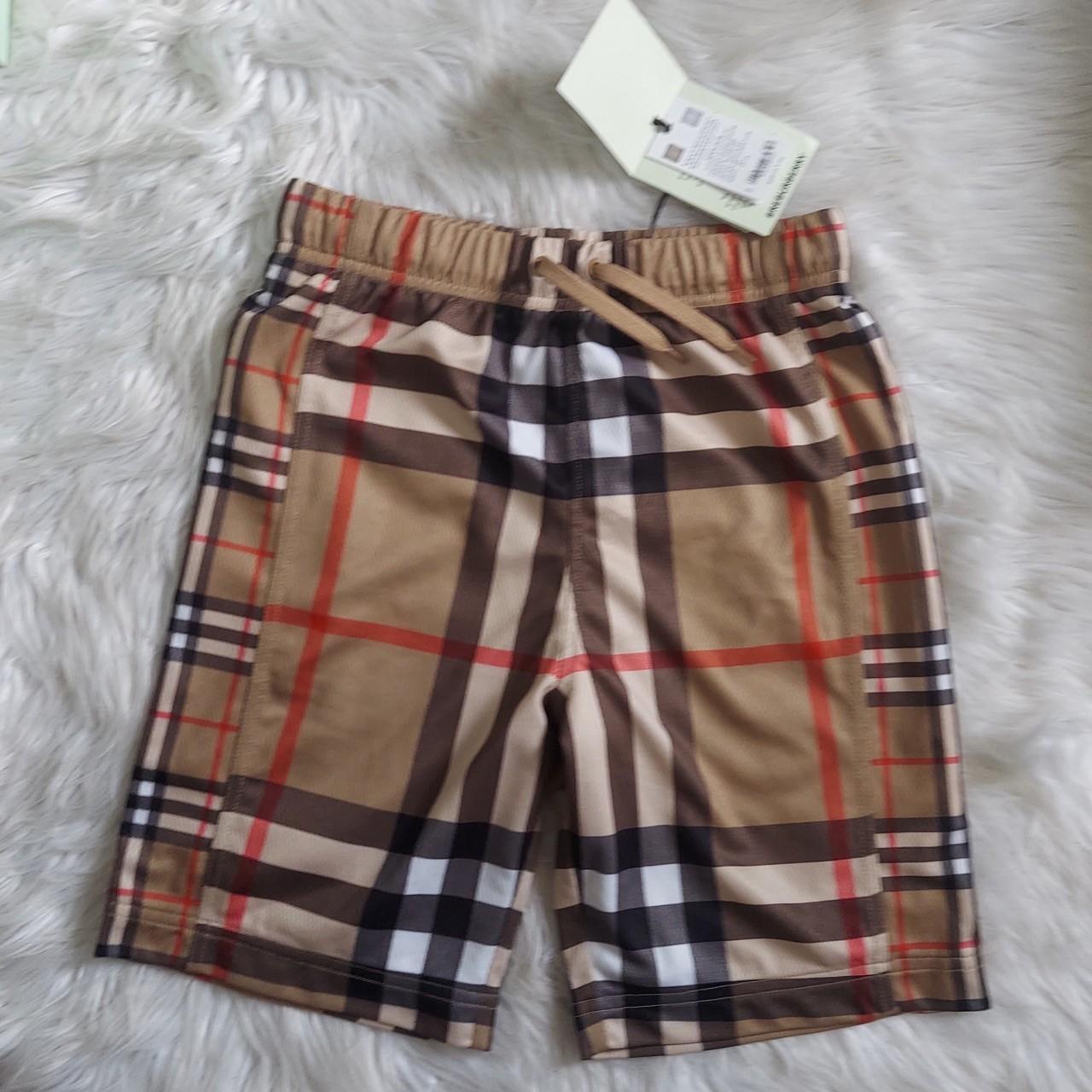 Burberry checked buy shorts for kids