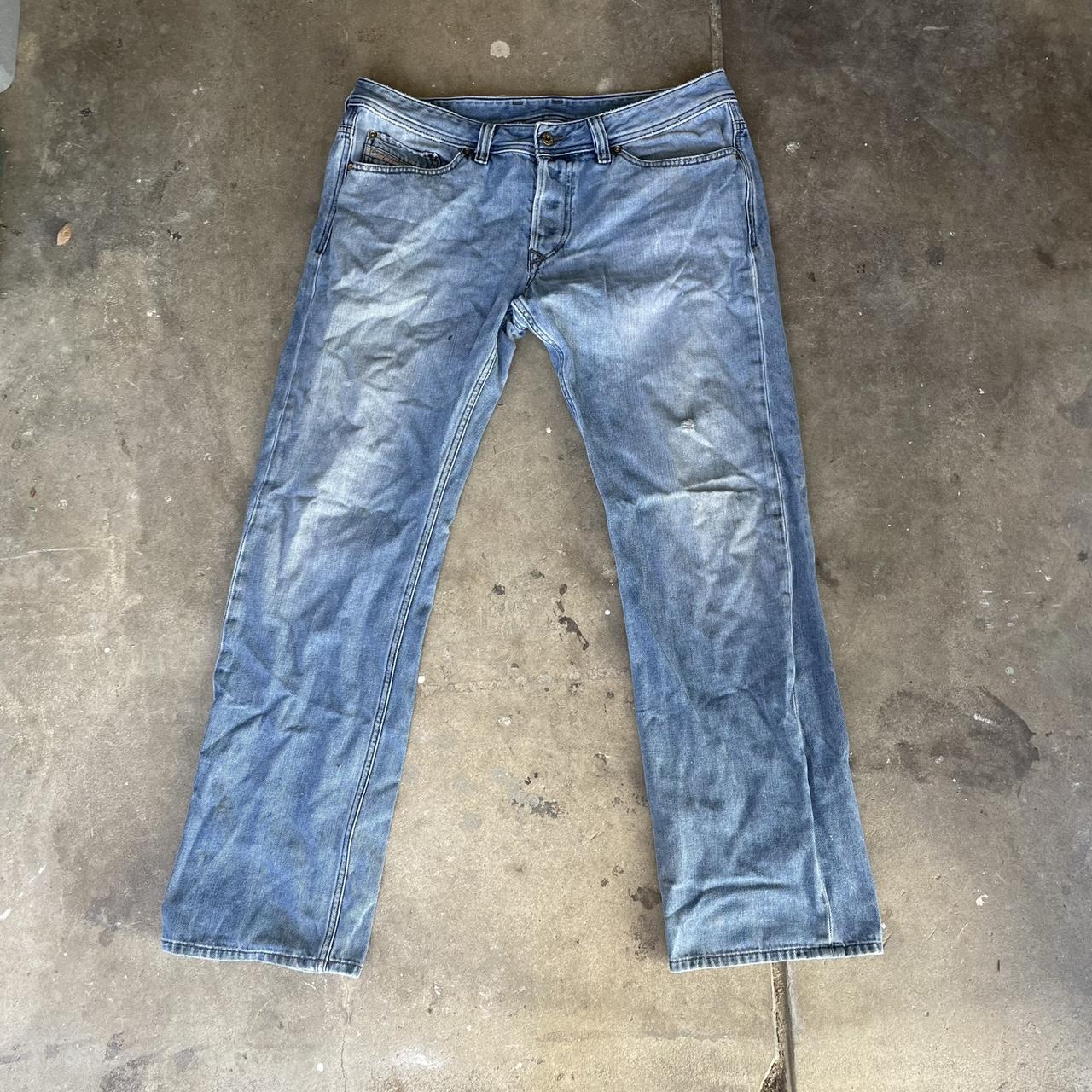 Awesome vintage diesel industry jeans, button fly w... Depop