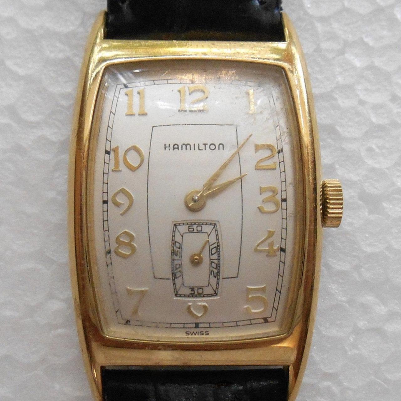 Hamilton Watch Company Men's Gold and Black Watch (2)