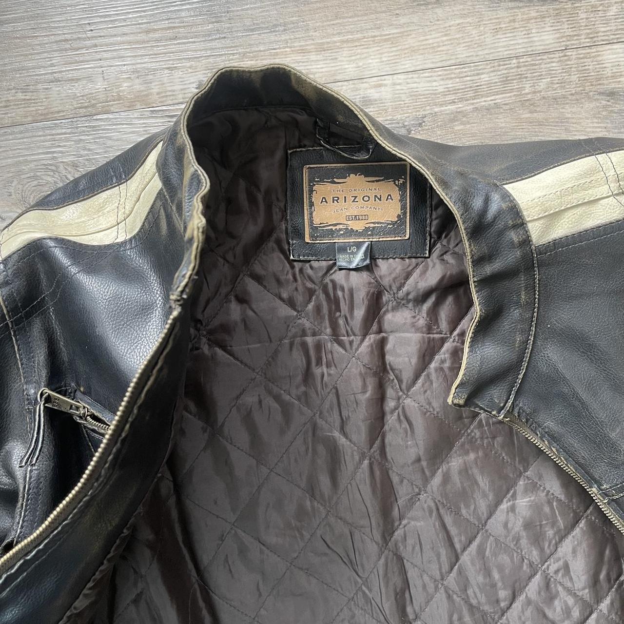 Arizona leather jacket 🤠western vibes🤠 Mens Large - Depop
