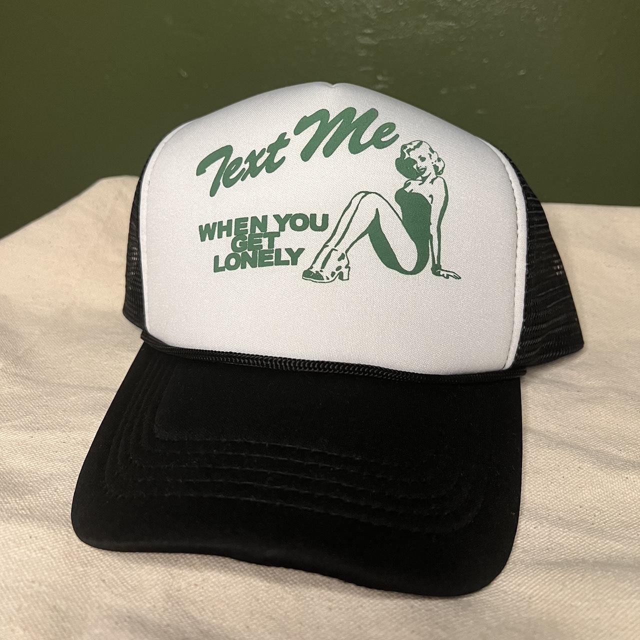 text-me-when-you-get-lonely-trucker-hat-by-lonely-depop