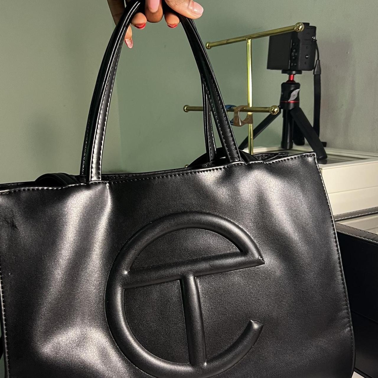 Telfar Women's Black Bag Depop