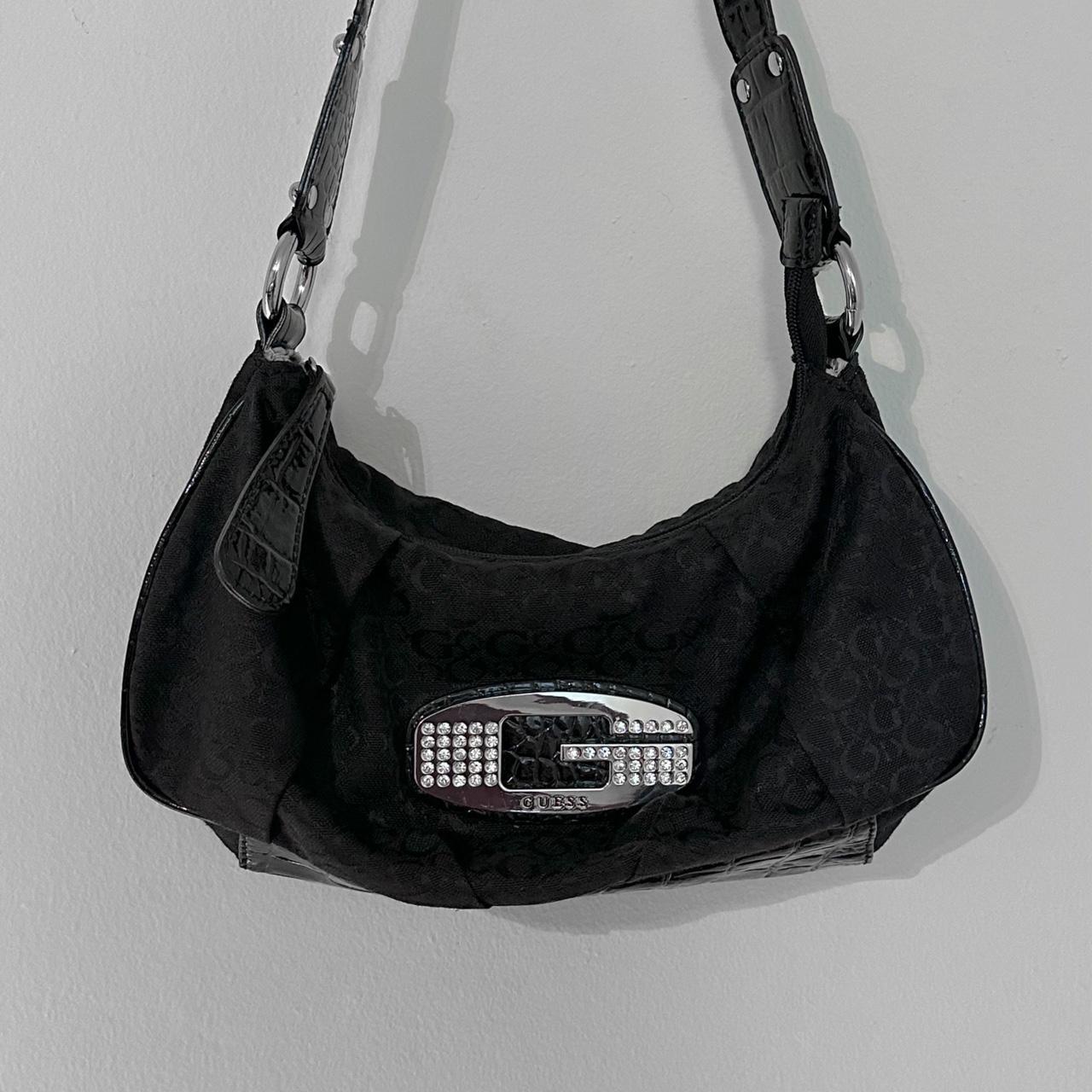 Guess small black online bag