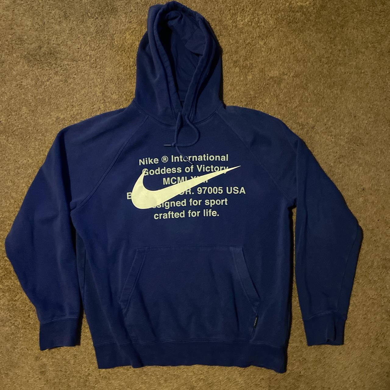 university blue nike hoodie