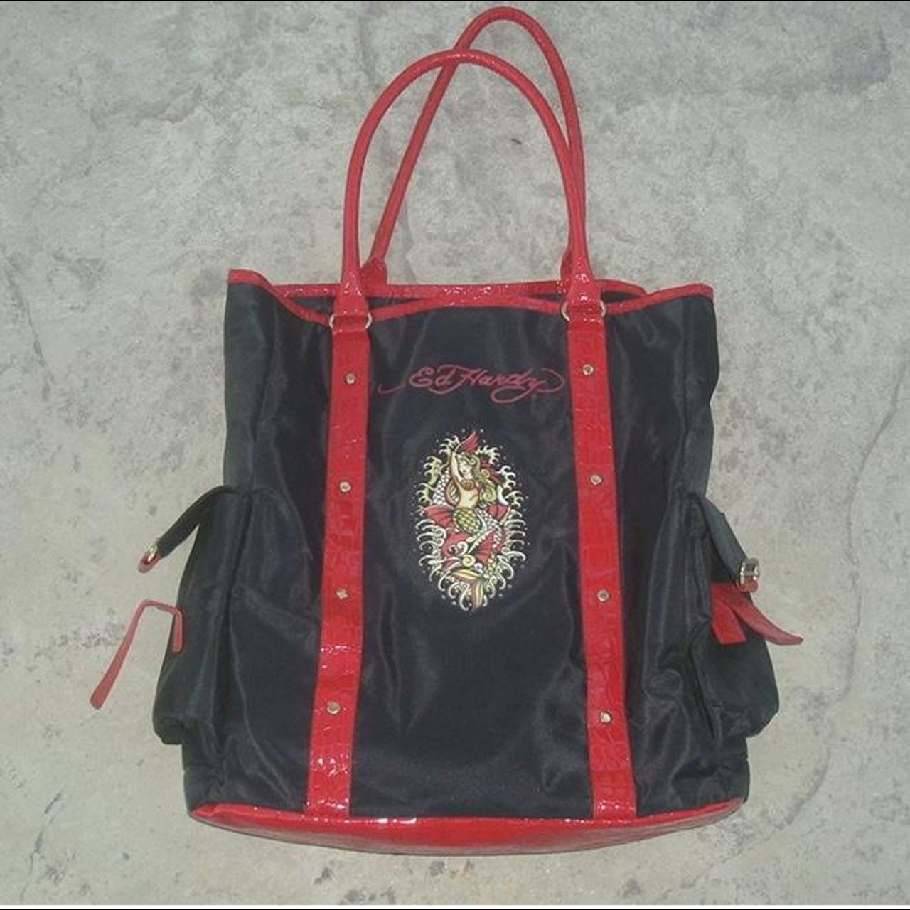 Ed Hardy Mermaid Tote ️🩹🧜♀️🌹 - Depop