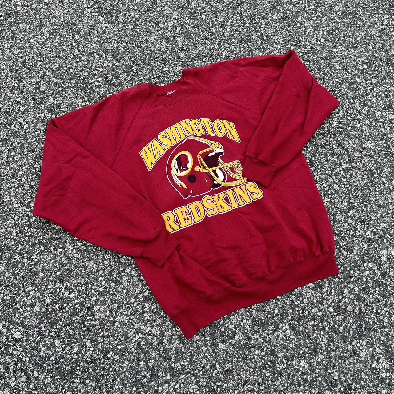 Vintage Washington Redskins Sweatshirt Size M Dm for - Depop