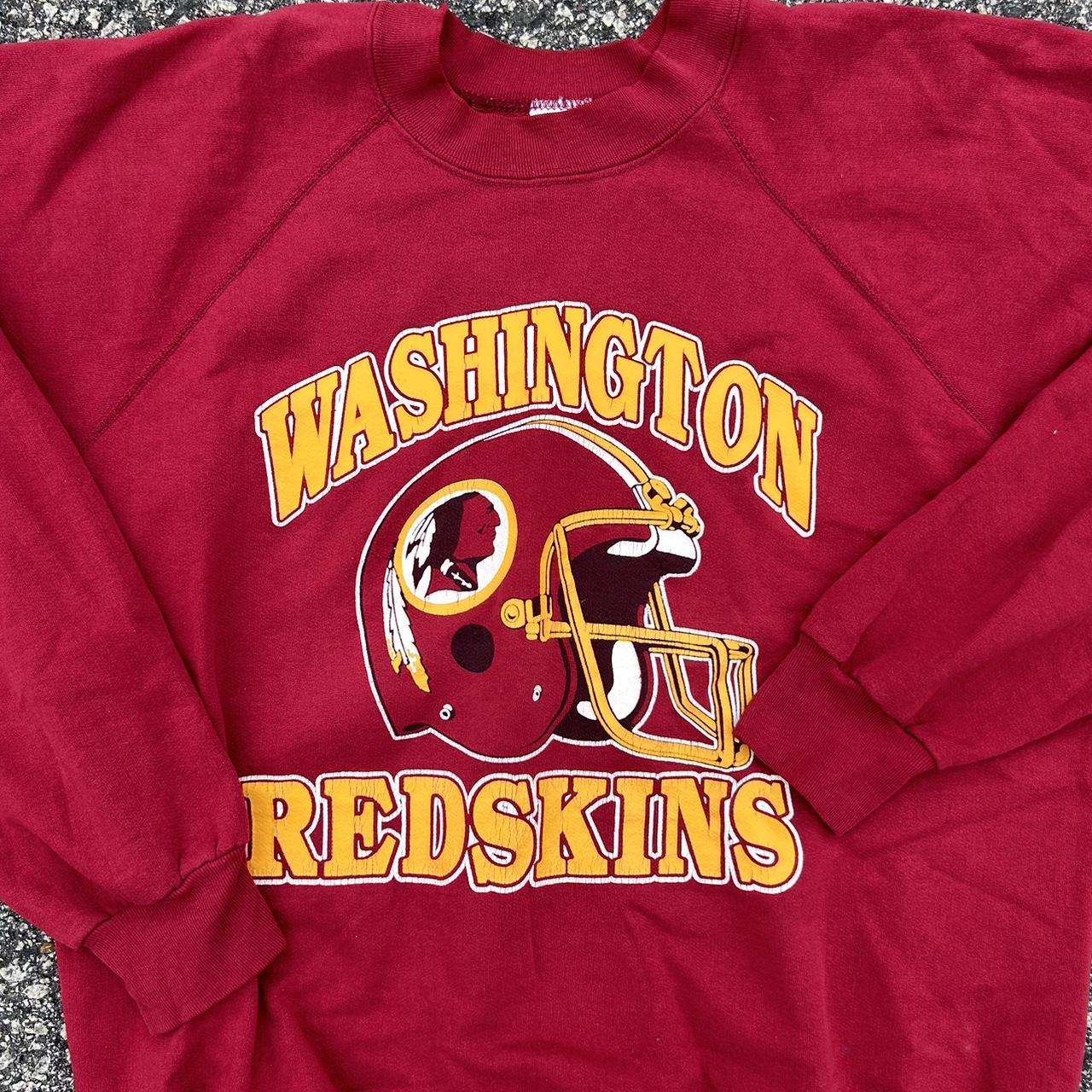 Vintage NFL Washington Redskins Hoodie Size Large - Depop