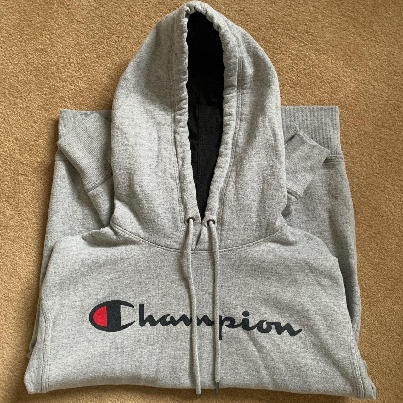 Champion/SUPER HOODIE - US限定 GRY L