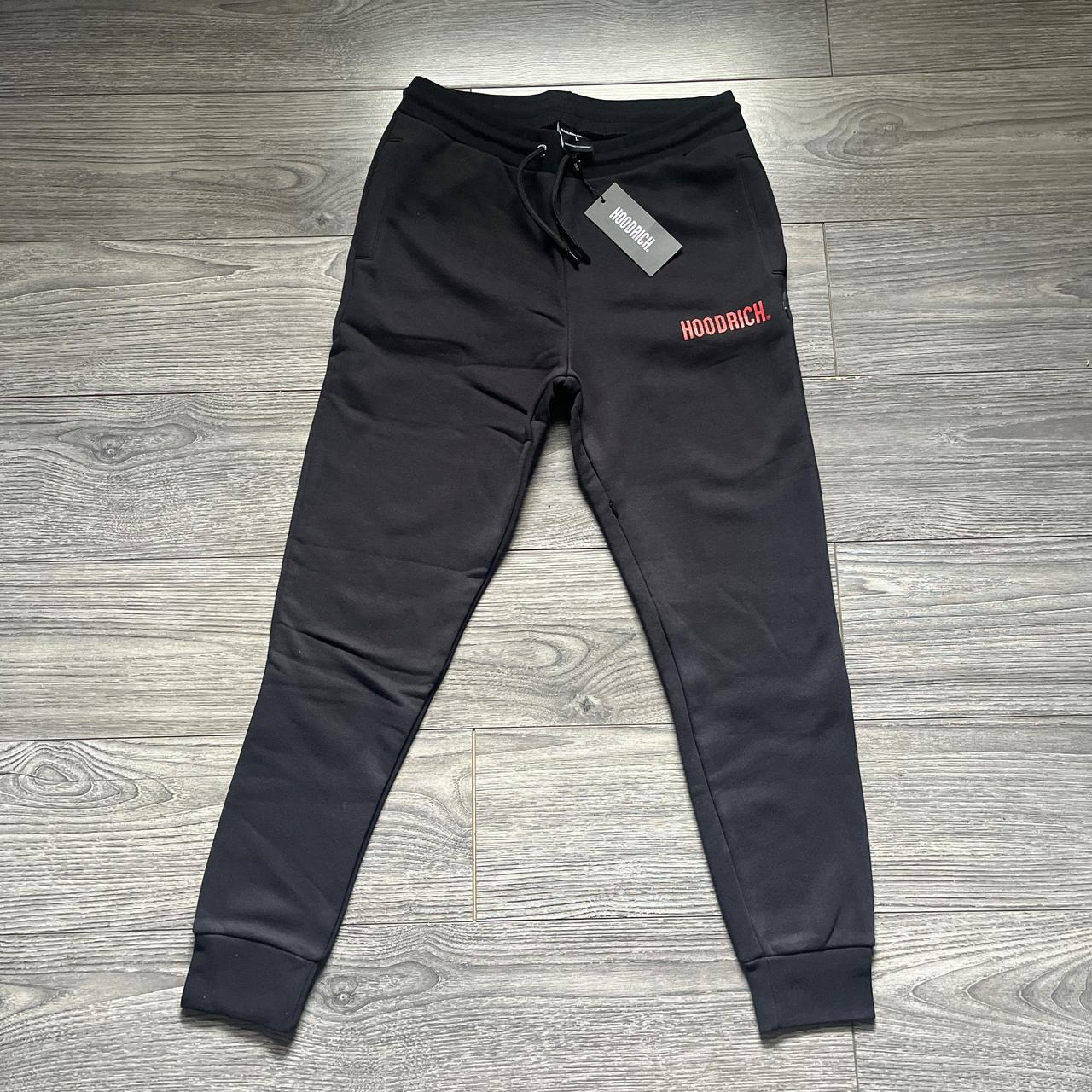 Hoodrich OG Core Tracksuit Set Black/Red Depop