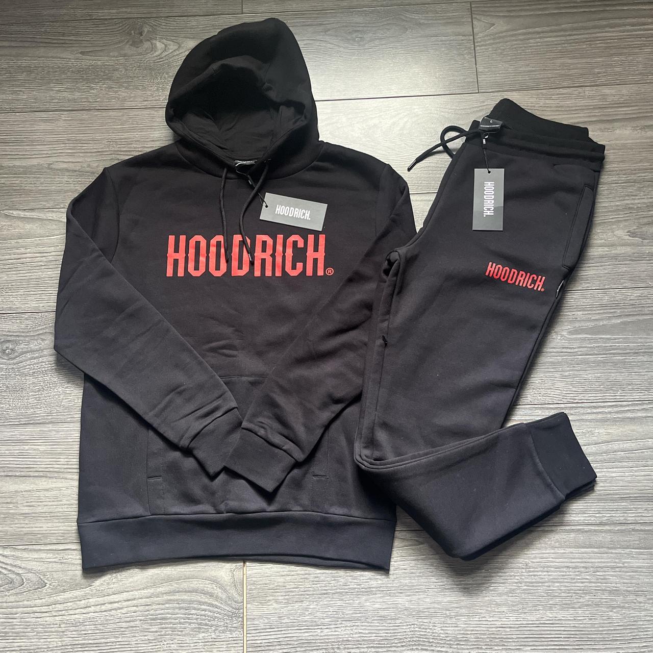 Hoodie Red And Black Hoodrich Tracksuit Hoodrich OG Core Tracksuit