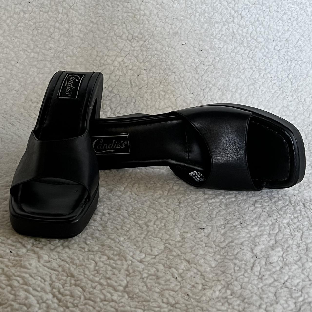 candies black sandals