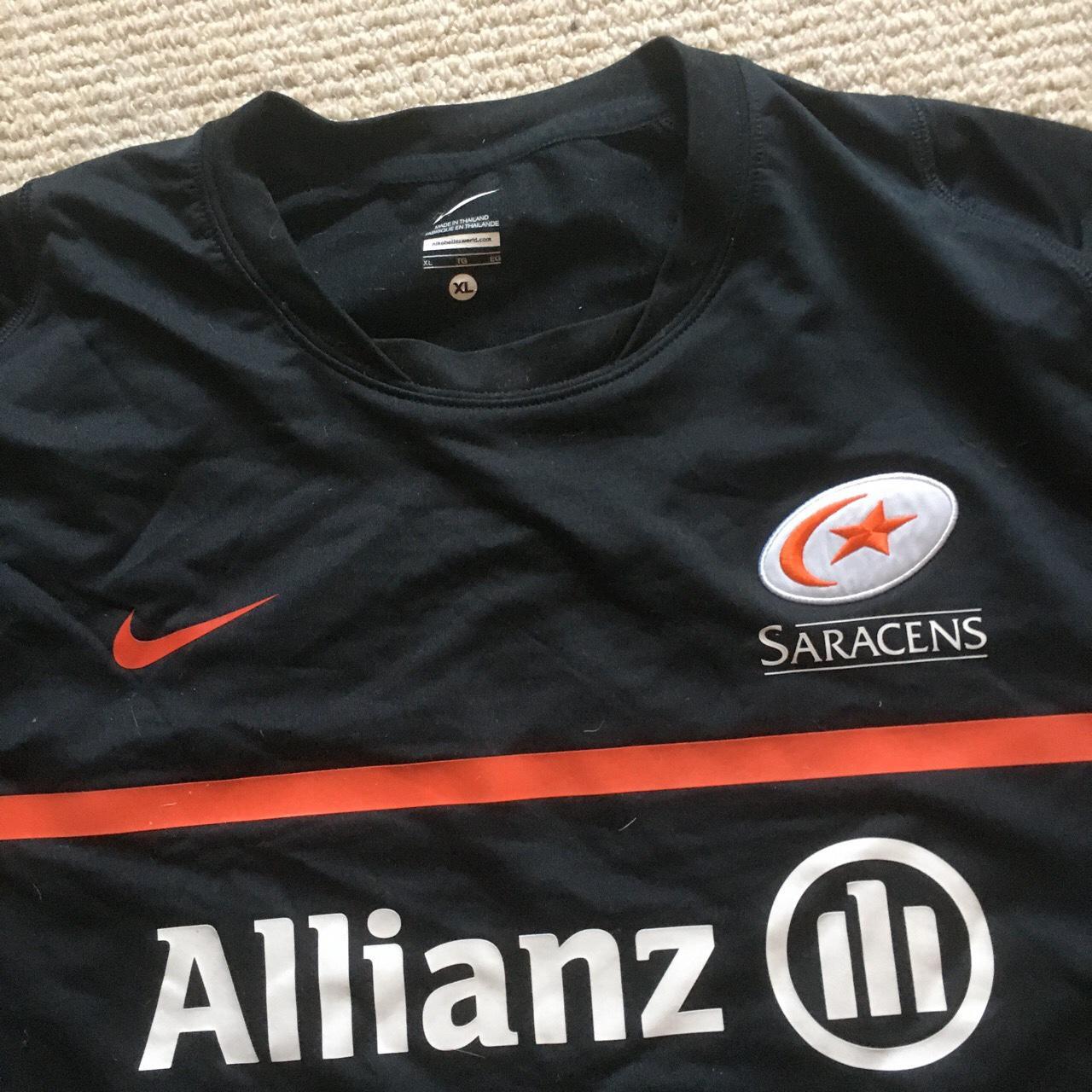 saracens nike t shirt