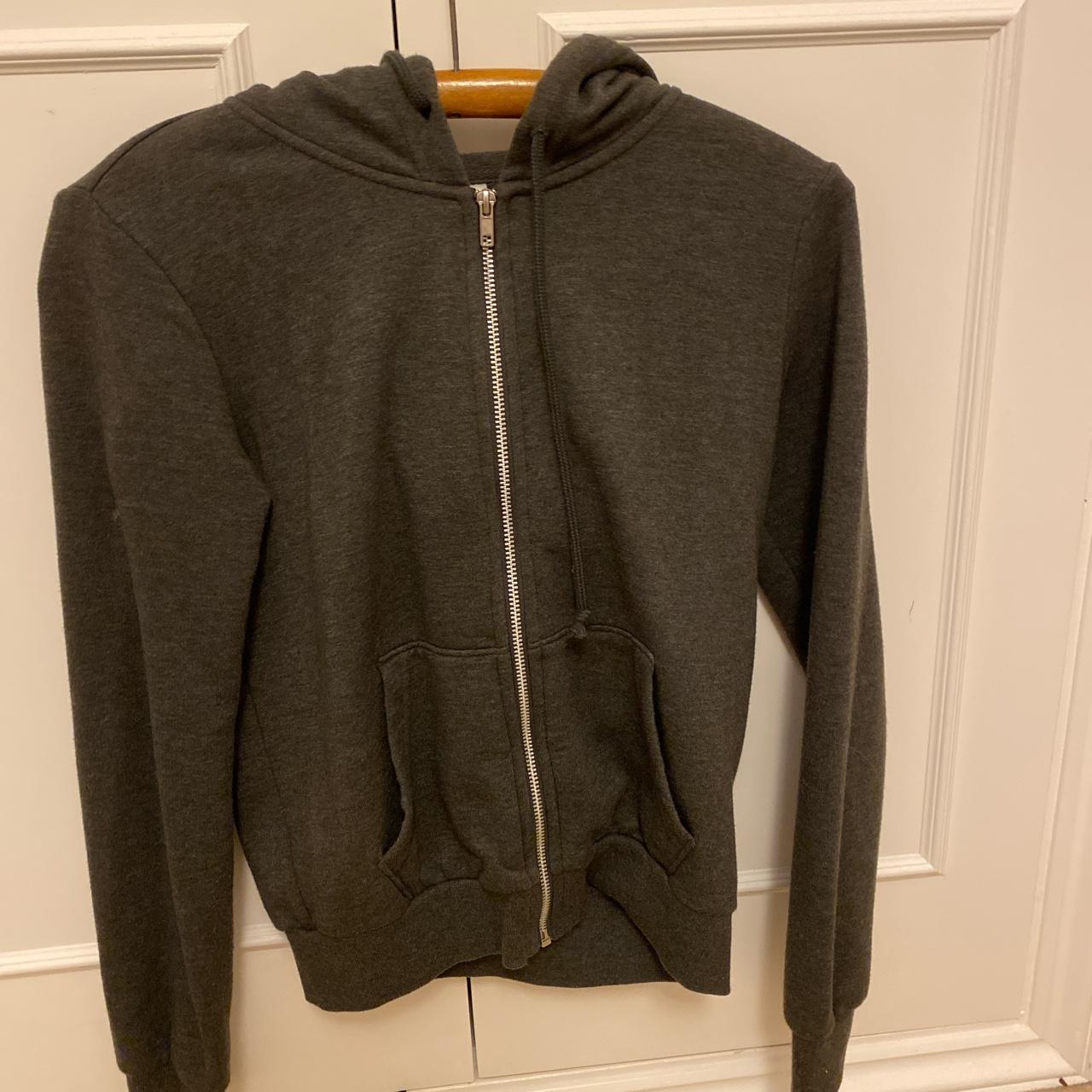 Grey hoodie h and on sale m