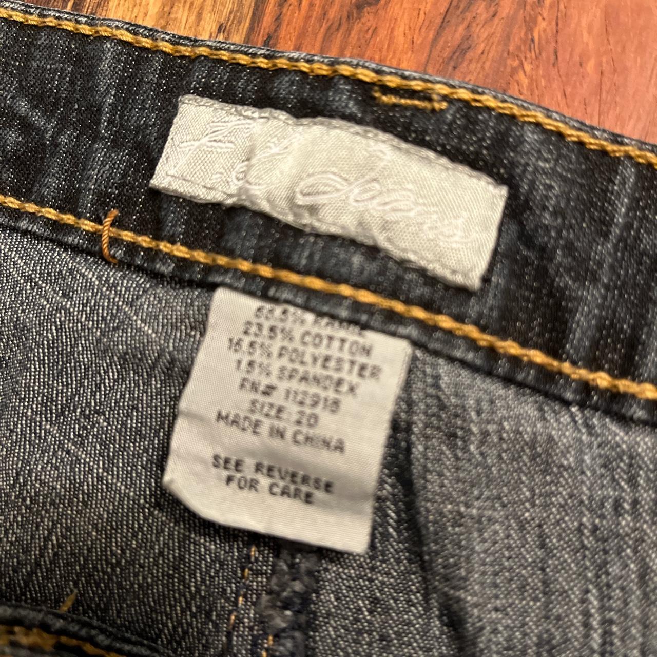 Ed Hardy women’s jeans size 20 cool gold embroidery... Depop