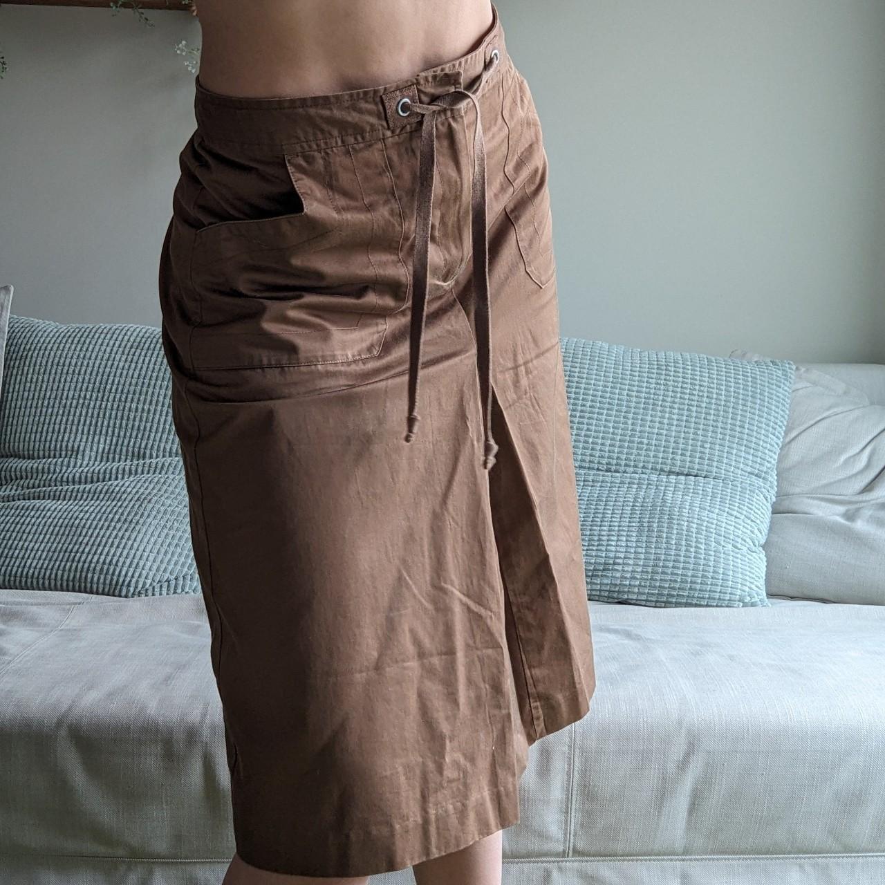 Drawstring cargo skirt Brand GAP Size 8 28 gap. Depop