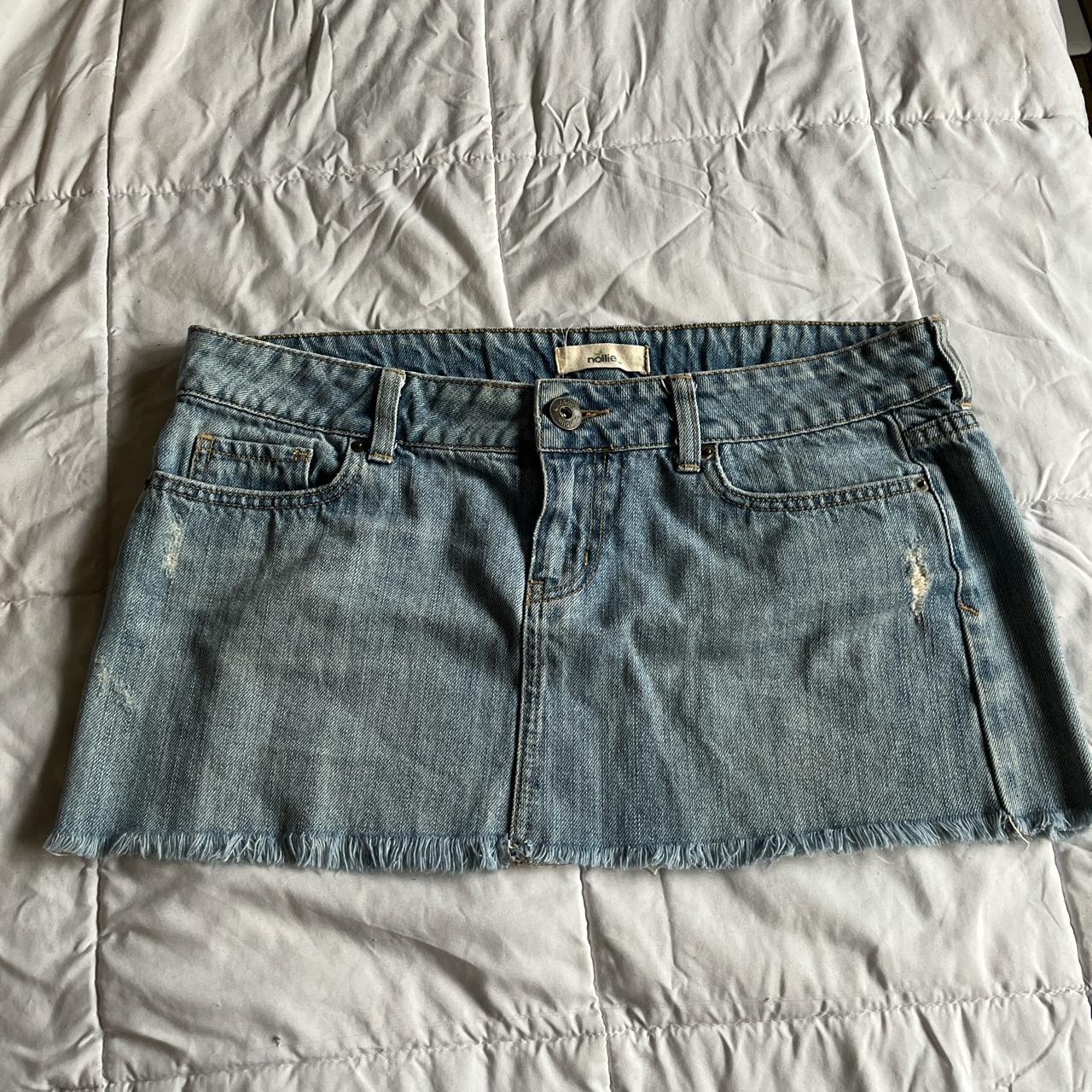 Super adorable mini skirt with cool brass hole... - Depop