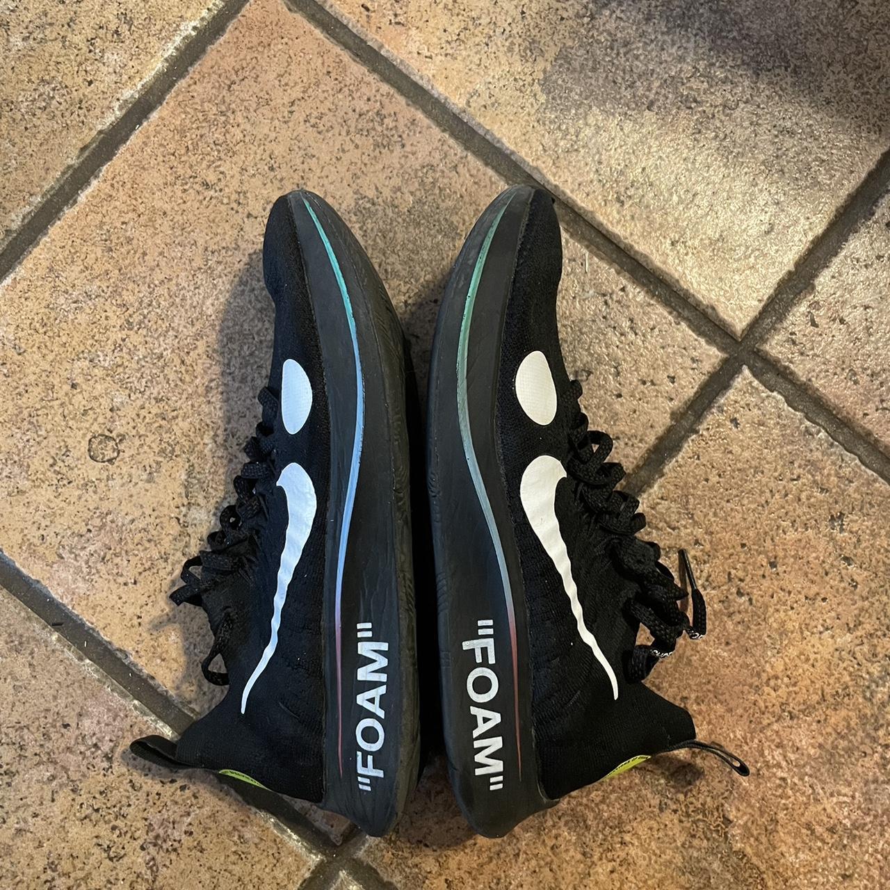 nike off white black and volt