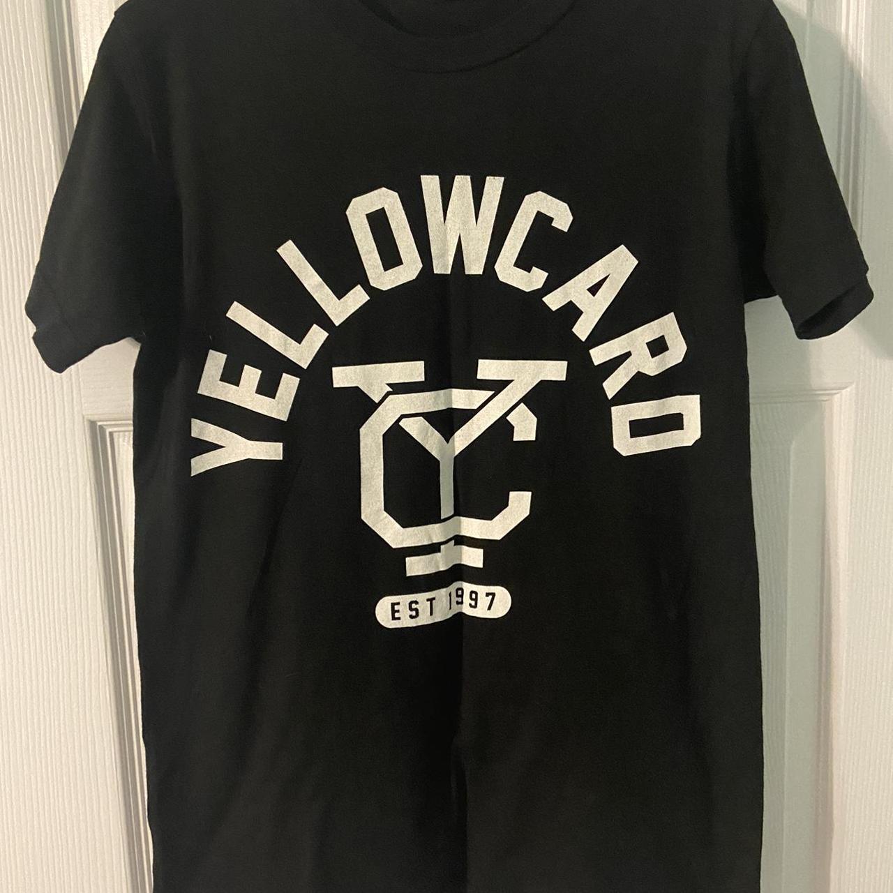 Yellowcard (Tour Shirt) Small. 1-Sided. SS. Black.... - Depop