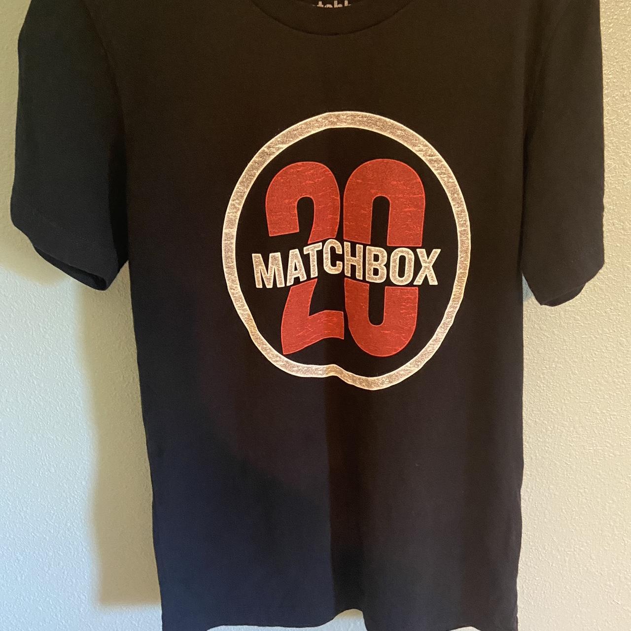 Matchbox 20 (Tour Shirt) Small. 1Sided. SS. Black.... Depop