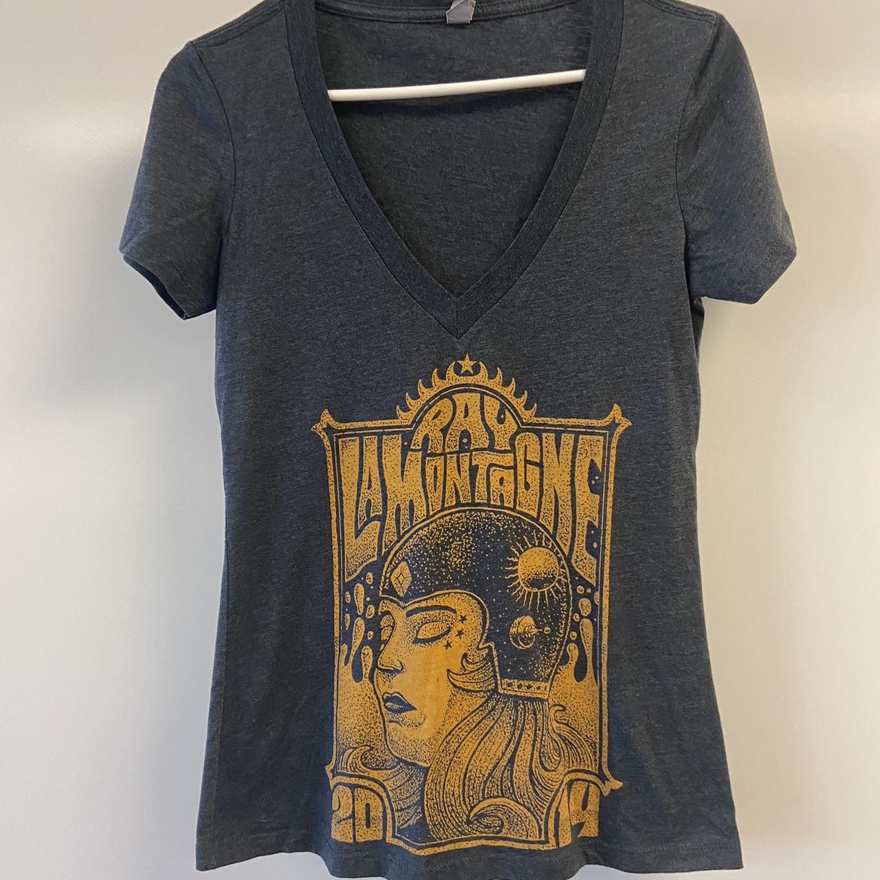Ray LaMontagne (2014) Tour Shirt Women's Vneck.... - Depop
