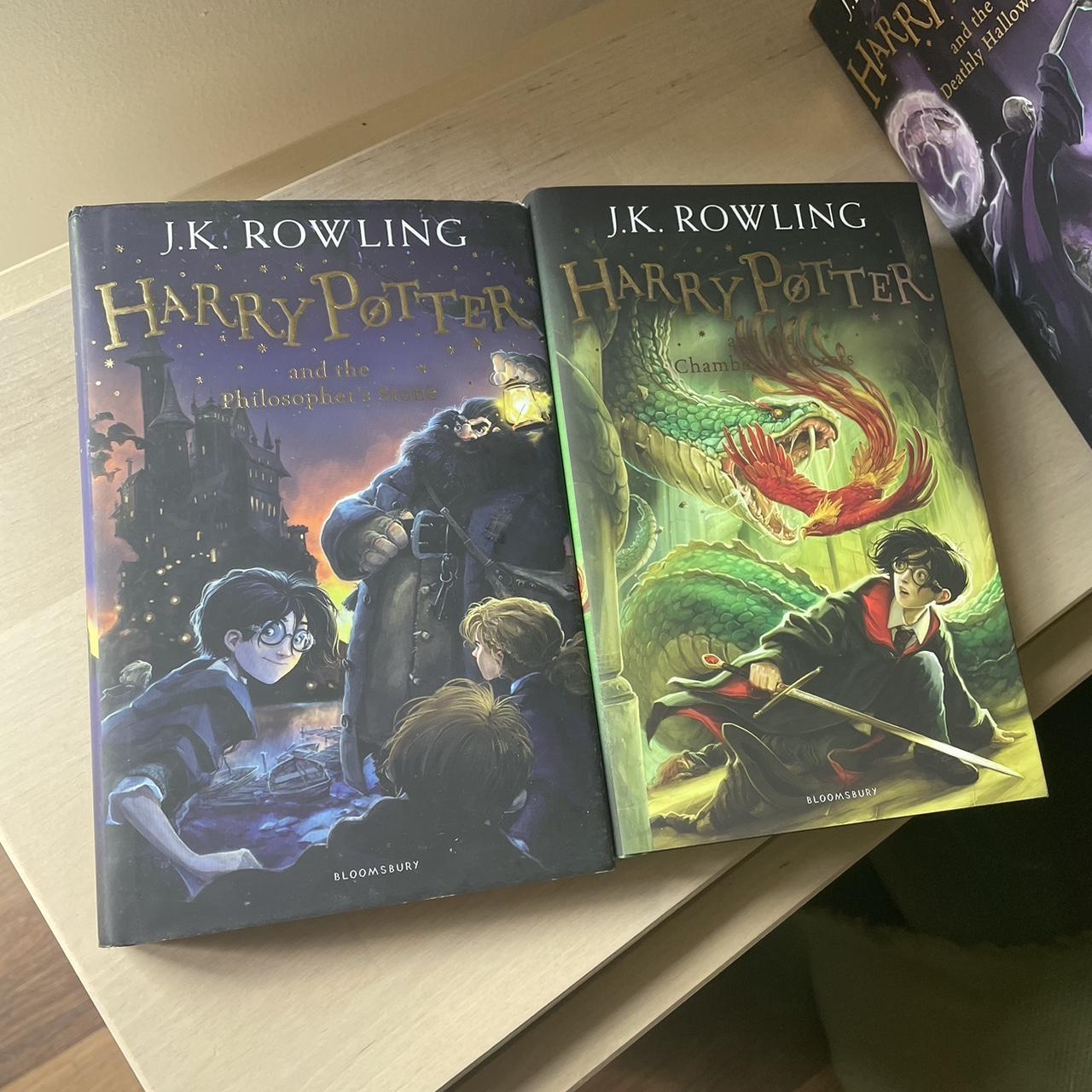 All 7 Harry Potter books in this red case. There’s a... - Depop