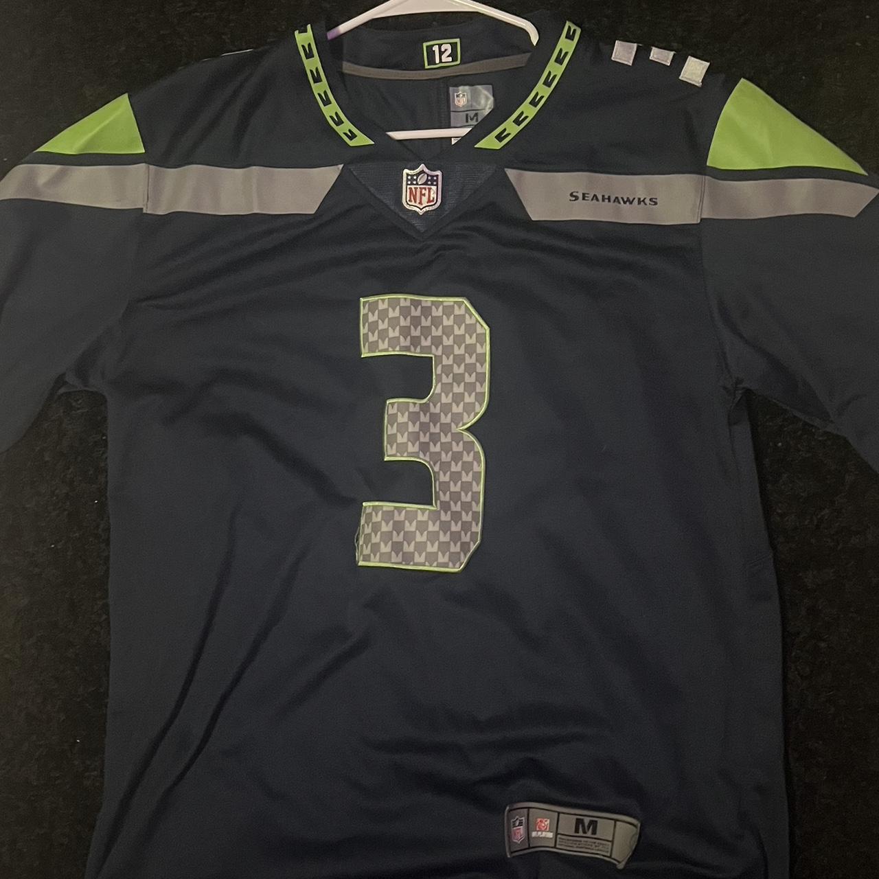 Russell Wilson Wolf Grey Seattle Seahawks jersey. - Depop