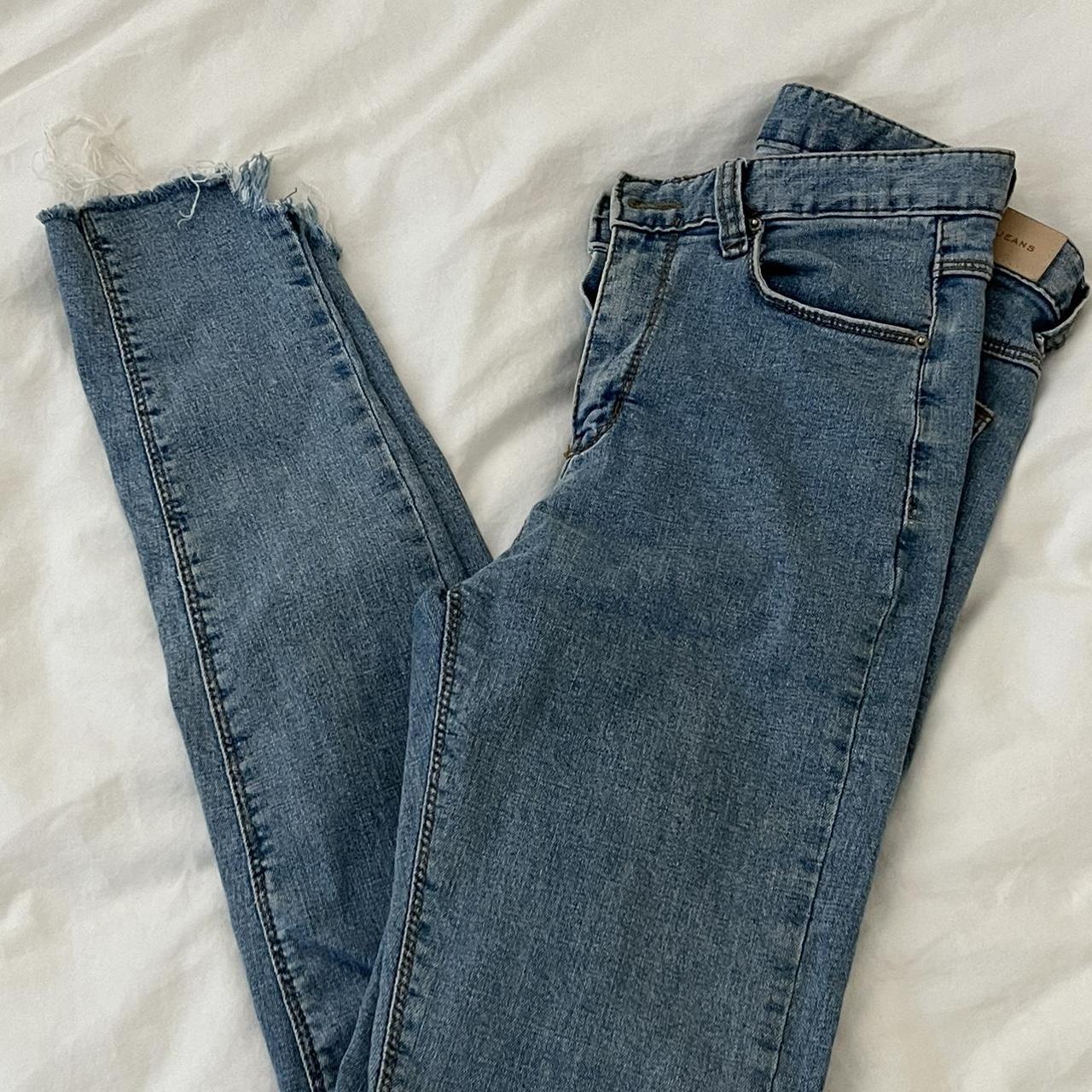 Korean brand Chuu -5kg jeans -bought in Korea -fits... - Depop