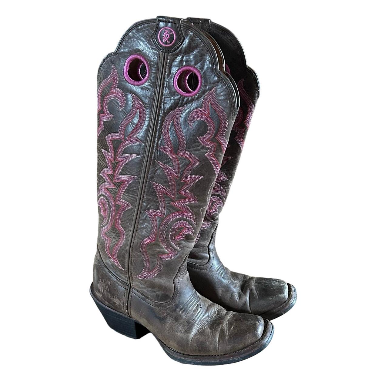 Pink tony lama boots online