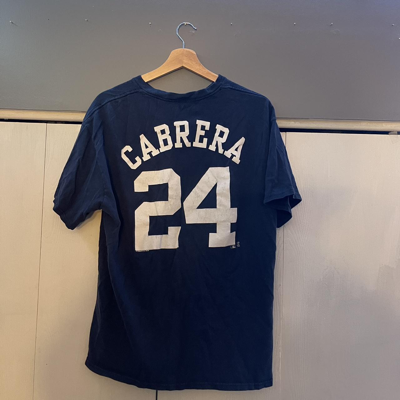 Detroit baseball Cabrera 24 Majestic Jersey No - Depop