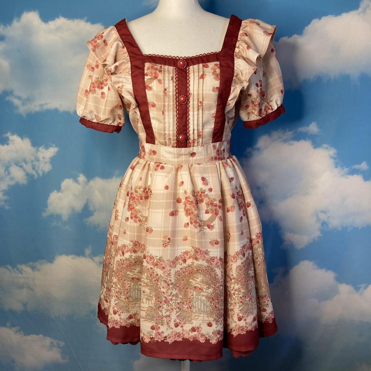 Liz Lisa Lost Strawberry Gardens Picnic Dress This... - Depop