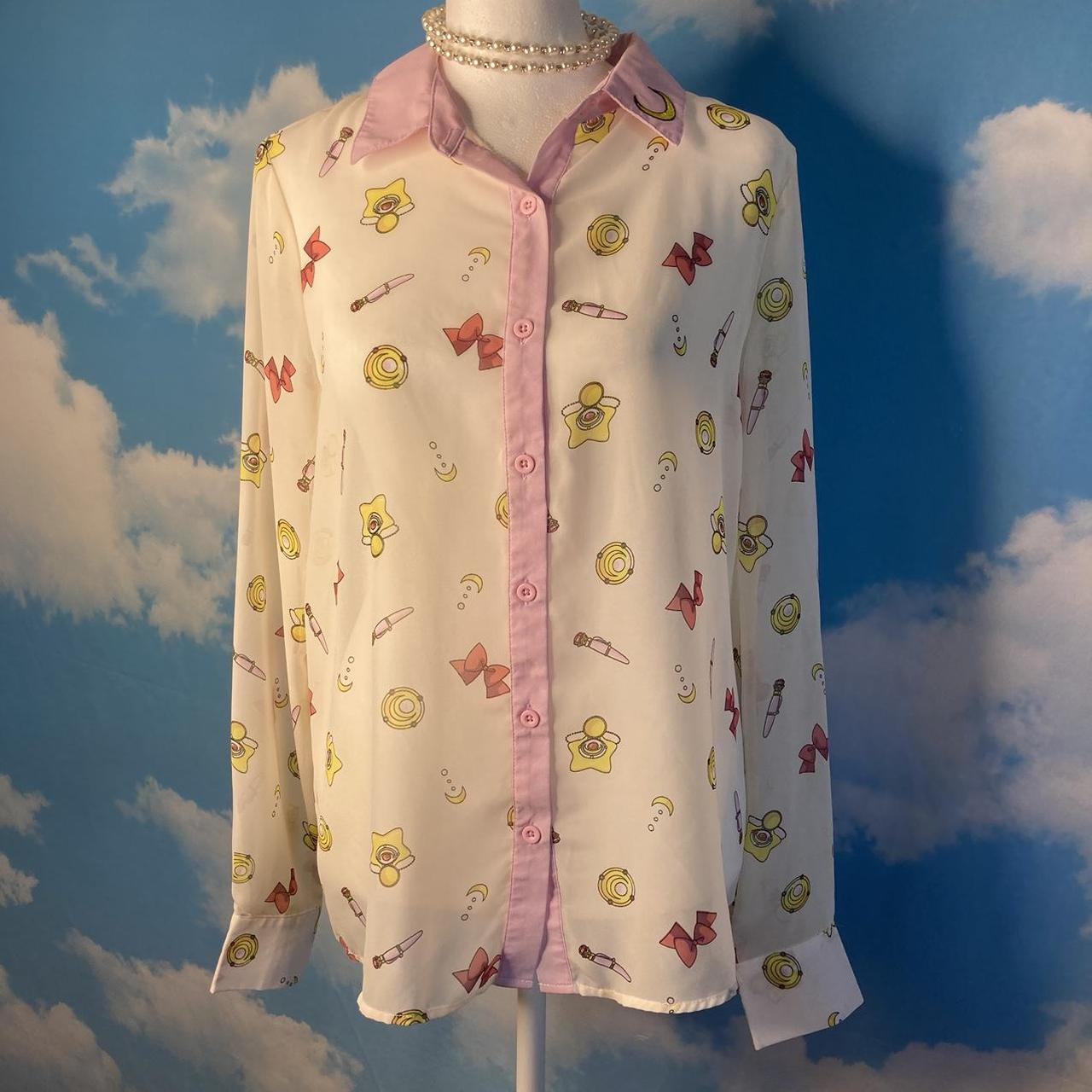 sailor moon button up