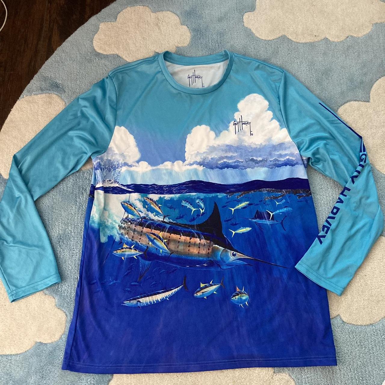 Guy Harvey Swordfish Shirt Men's size USA: XL / - Depop